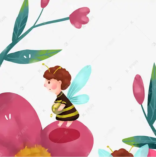 小蜜蜂卡通图片头像动画