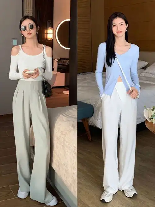 韩系美女的搭配套路不管衬衫裙子裤子,总能穿出高级感