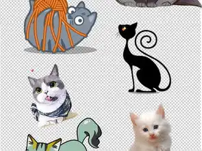 小猫卡通图片粉色