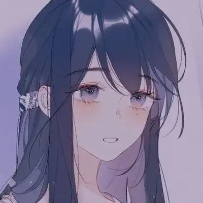 客桥.唯美蓝色系动漫女头温柔是卡通动漫头像我要个性网