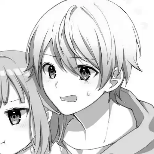 动漫头像丧系情侣头像黑白甜酷情头