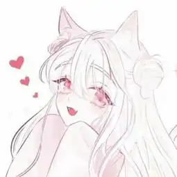 二次元萌系情侣头像猫耳