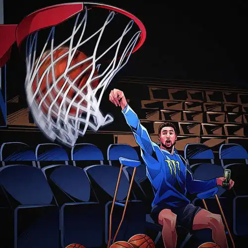 魔爪nba总决赛系列故事插画,金州勇士汤普森美漫卡通