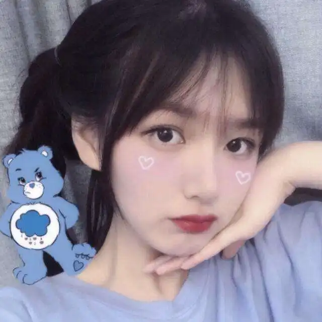 头像女可爱萌清新真人系