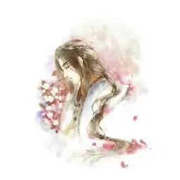 高冷的古风头像漫系红唇