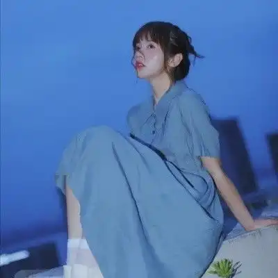 蓝色星球,女生头像