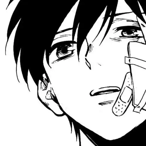 黑色系头像男生漫画写真