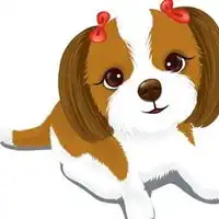 银狐犬卡通头像图片