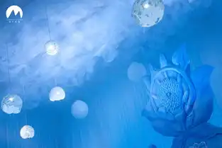 明天婚礼纯净蓝色系唯美大气