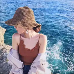 阳光微笑清新女孩头像