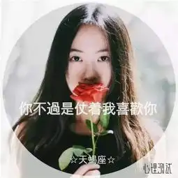 唯美伤感带字的女生头像十二星座系列文字女生头像