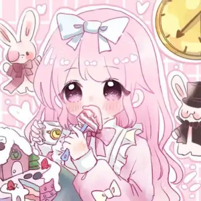 卡通可爱少女图片