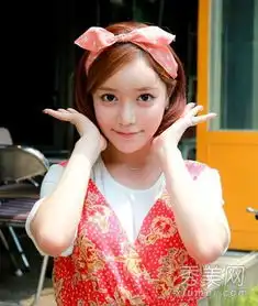 超甜美的韩式流行染发色变身韩系萌妞