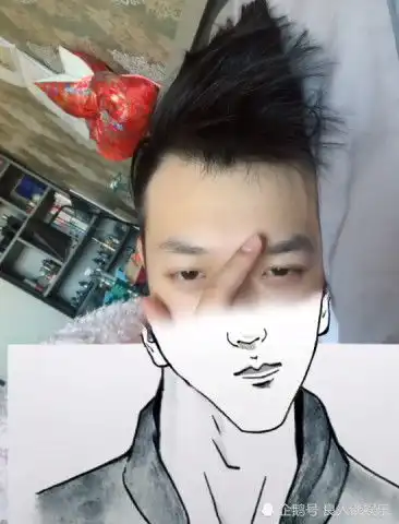 抖音最帅小奶狗,放下手的瞬间,网友喜欢这个漫画下巴