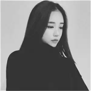 个性伤感黑白美女头像我喜欢的人我要好好保护