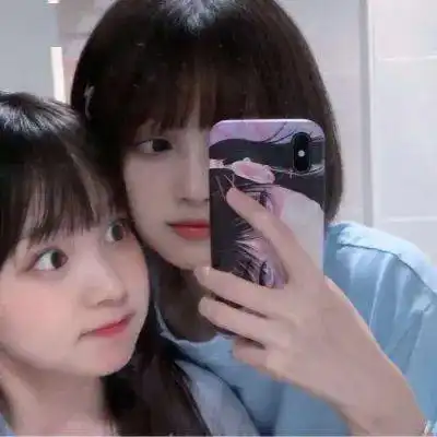 甜美系闺蜜头像一左一右