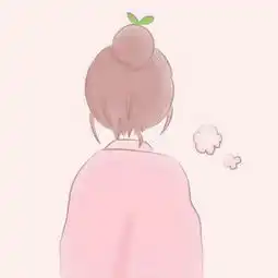 绿芽背影情侣头像一左一右qq头像扣扣居