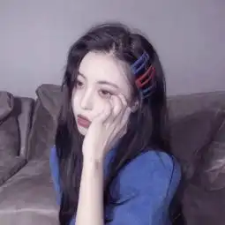 qq头像女生侧颜长发好看的