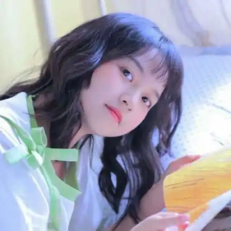 可爱头像女生绿色系少女