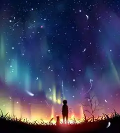 紫色星空动漫头像男生不