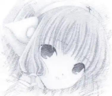 几个人一张的素描萌妹子动漫头像