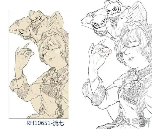 经验动漫线稿要怎么画
