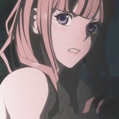 初中女生头像二次元黑色