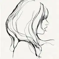 谁那有简单可爱的卡通头像最好是黑白的,也可如下图,但是是女生