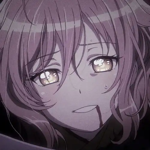 抑郁系头像动漫女生推入