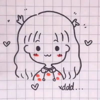 动漫简约女头可爱呆萌简单韩系女头