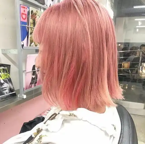 我一个黑黄皮,去染粉红色,算不算大作死