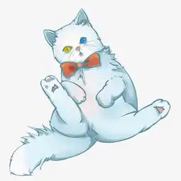卡通手绘睡觉的猫咪图片素材其他格式下载动漫人物大全