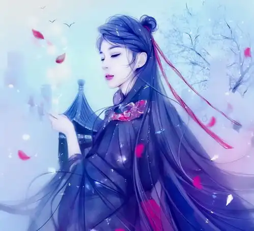 酥炸了情侣古风头像,待我长发及腰,公子娶我可好