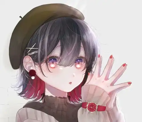 头像女系动漫短发