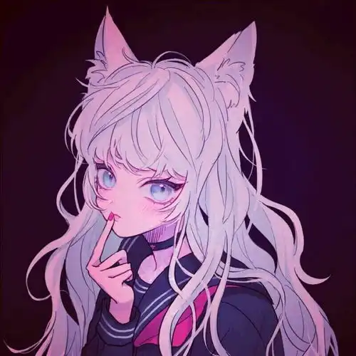 蓝色系男高冷头像动漫女