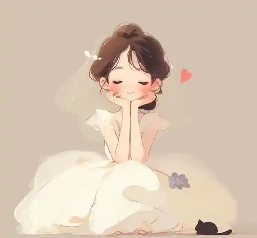 改变是为了遇见更好的自己可爱治愈头像