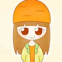 卡通情侣头像一男一女分开的两张