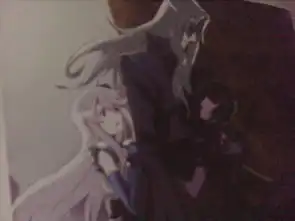 求动漫的名称一个白长发男的,和一个短绿色头发女的,那女的齐刘海,头上还插着三个红色的四边形纸片