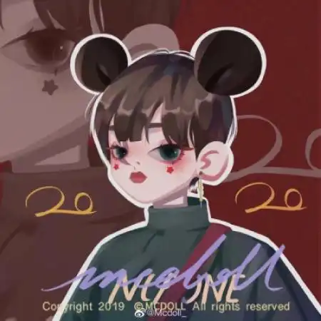 女生头像团头个性头像团头女生卡通图片