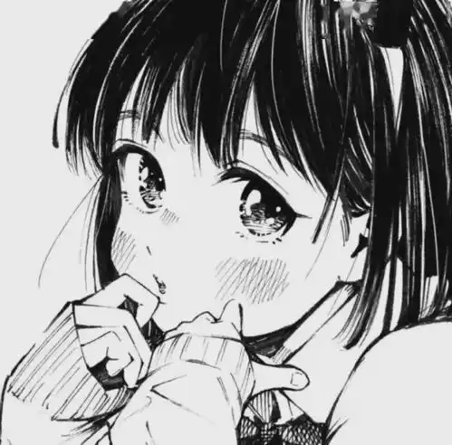 动漫头像满屏男女生黑白漫画风动漫头像,值得保存