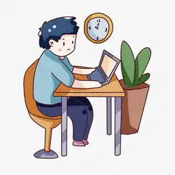手绘卡通加班的商务男人图片素材其他格式下载动漫人物大全