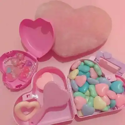 少女心粉色系微信朋友圈背景图