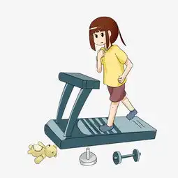 健身卡通手绘插画图片素材其他格式下载动漫人物大全
