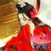 橙色系女生头像霸气红色