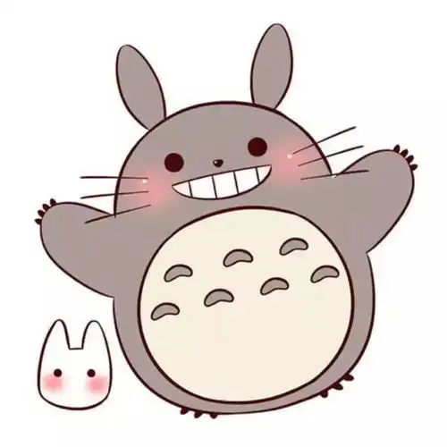 头像可爱龙猫头像动漫