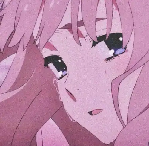 粉红色系头像男头动漫蓝