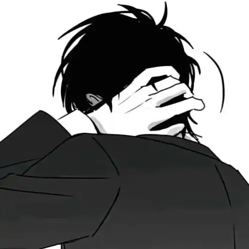 男生头像白色系可爱黑白