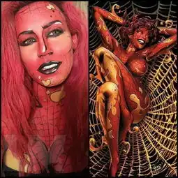 厉害了欣赏一组漫威漫画人物人体彩绘