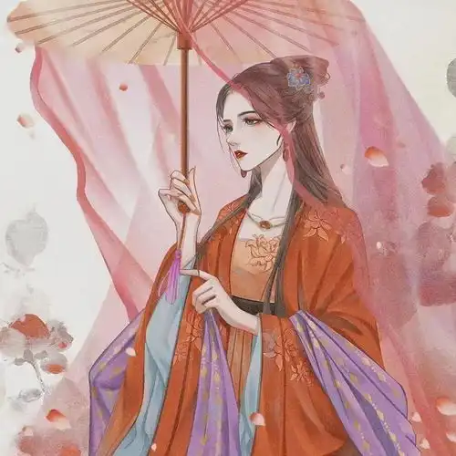 绝美女头像古风系列笔下