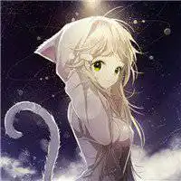 猫耳朵女生动漫头像4人微信头像图片大全